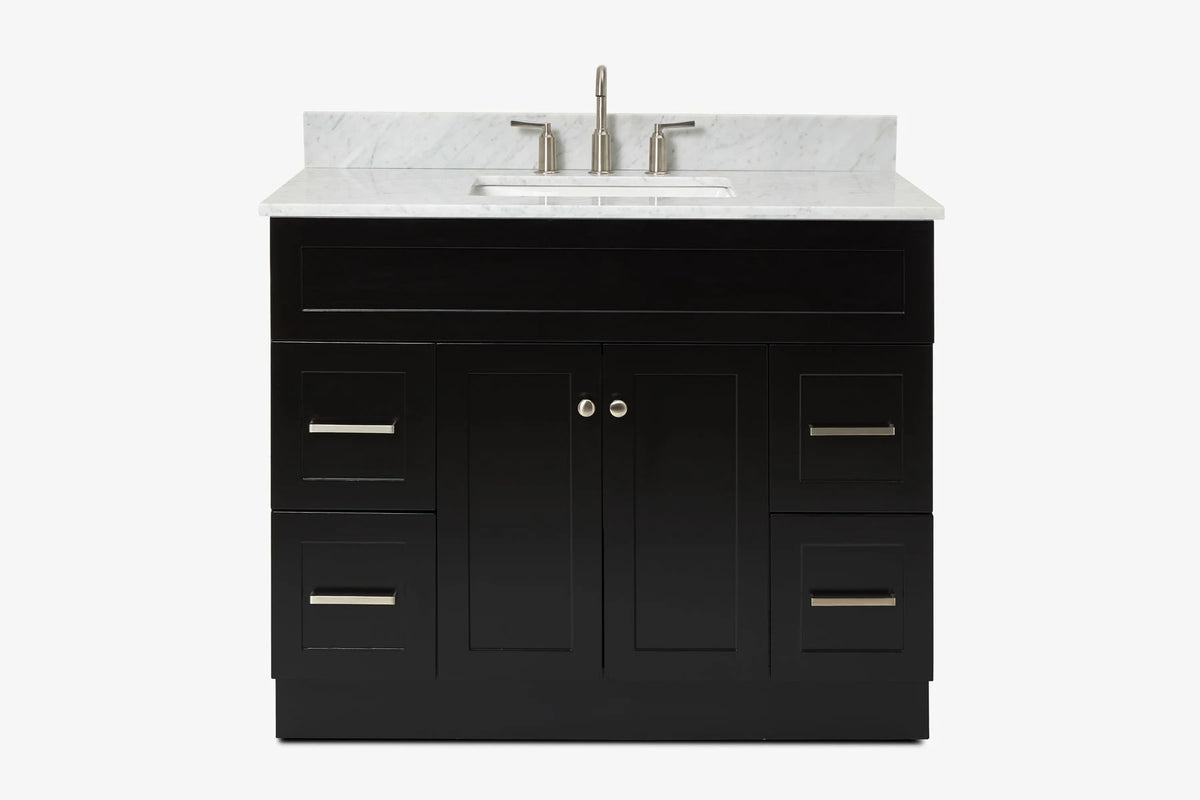 Ariel hamlet (43") single rectangle sink vanity with (0.75"& 1.5") countertop.
