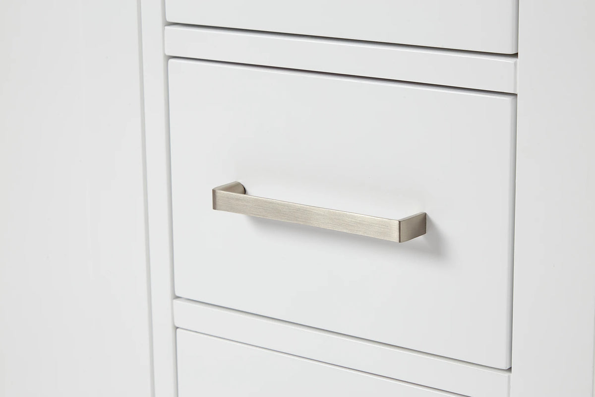 Ariel cambridge 36-37 in. left offset oval single sink vanity with (0.75,1.5,2) in countertop