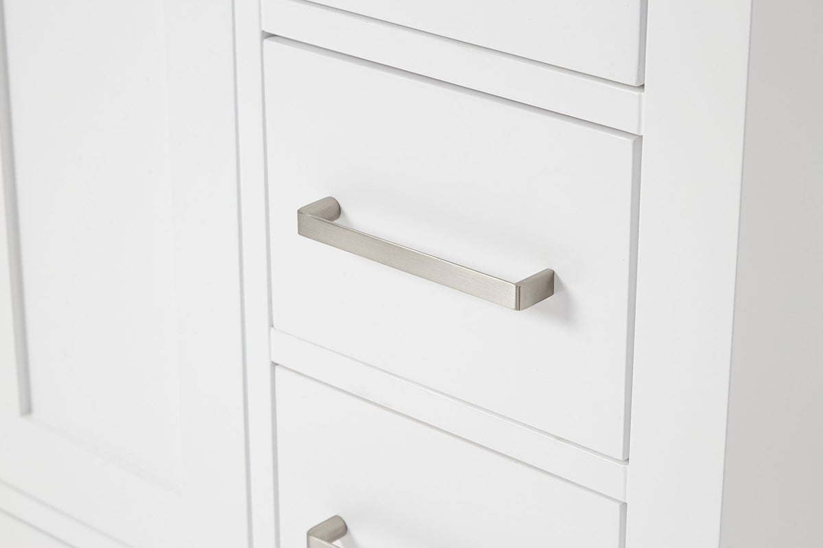 Ariel cambridge 42-43 in. single rectangle sink vanity with( 0.75, 1.5 ,2) in countertop