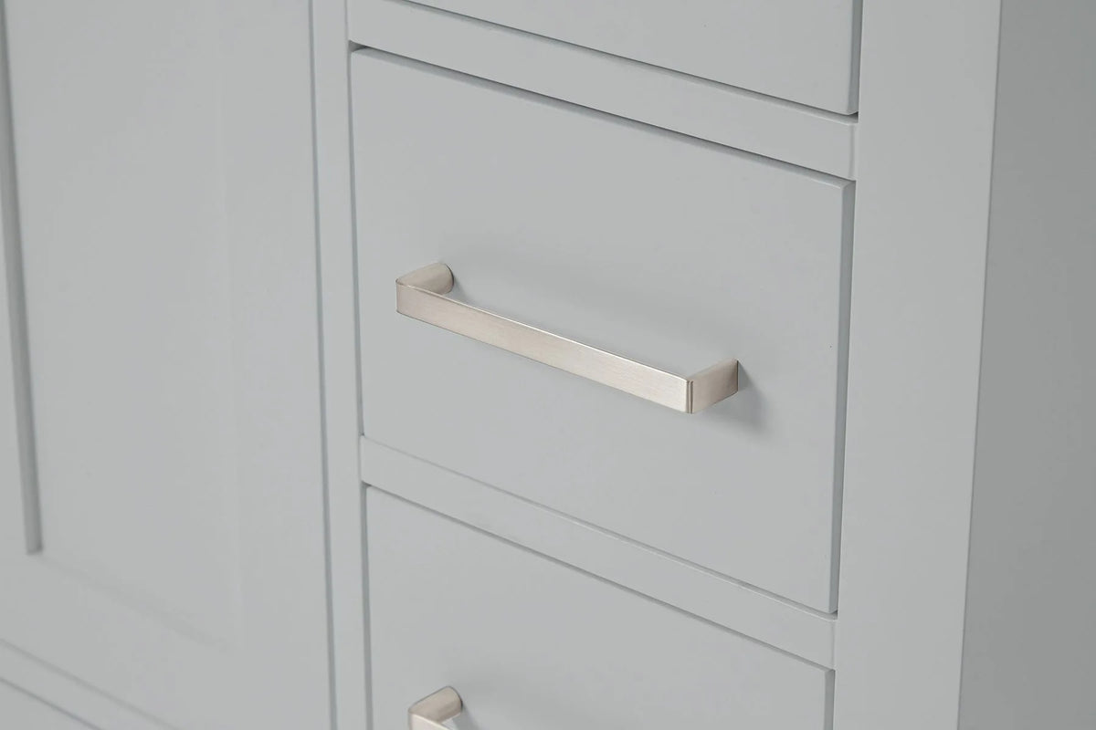 Ariel cambridge( 48"& 49") single rectangle sink Bathroom vanity with carrara marble (0.75 in, 1.5 in, 2 in) countertop