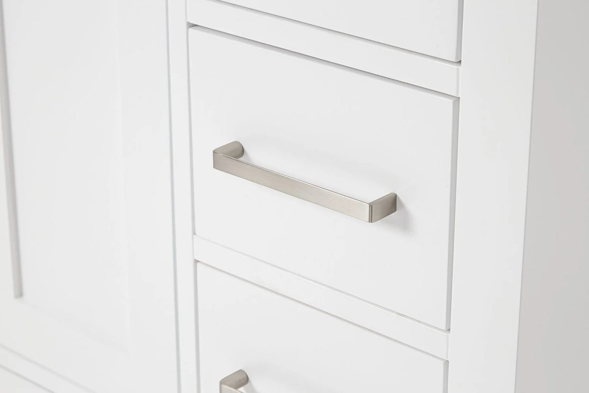 Ariel cambridge( 48"& 49") single rectangle sink Bathroom vanity with carrara marble (0.75 in, 1.5 in, 2 in) countertop