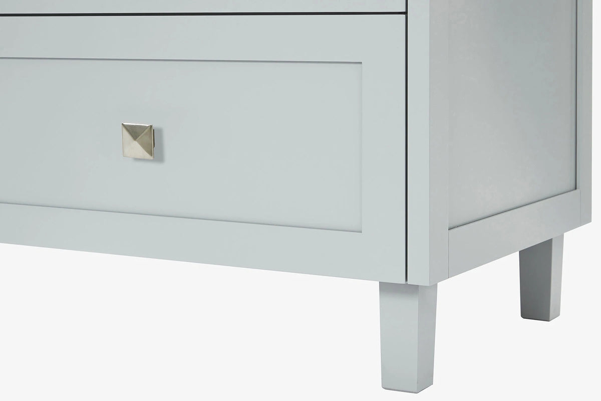 Ariel monroe 61 inch single rectangle sink bathroom vanity with countertop 1.5 inch edge