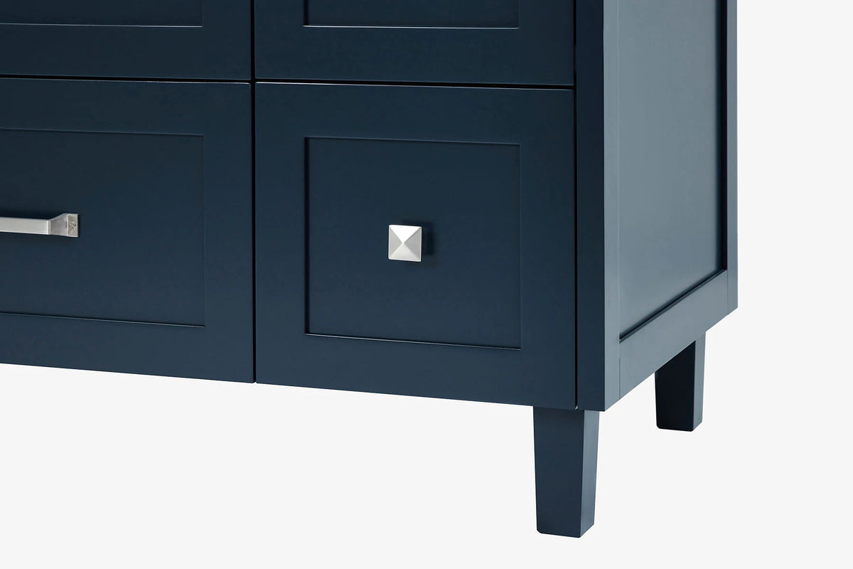 Ariel monroe 61 inch single rectangle sink bathroom vanity with countertop 1.5 inch edge
