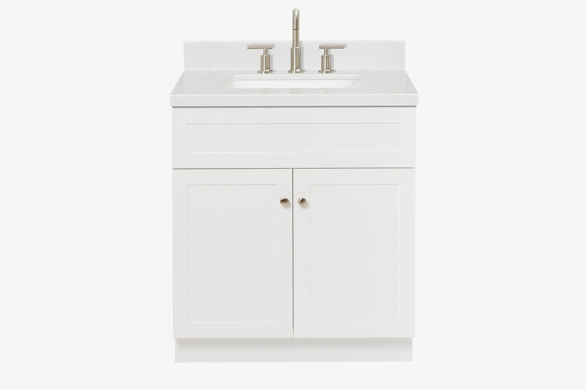 Ariel hamlet (31")rectangle sink vanity with (0.75"& 1.5") countertop.