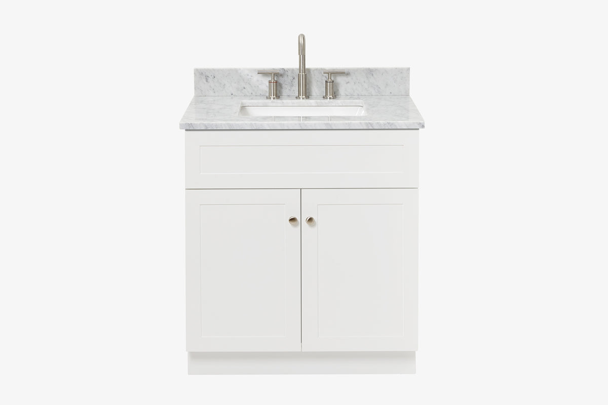 Ariel hamlet (31")rectangle sink vanity with (0.75"& 1.5") countertop.