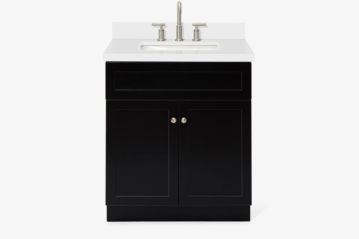 Ariel hamlet (31")rectangle sink vanity with (0.75"& 1.5") countertop.