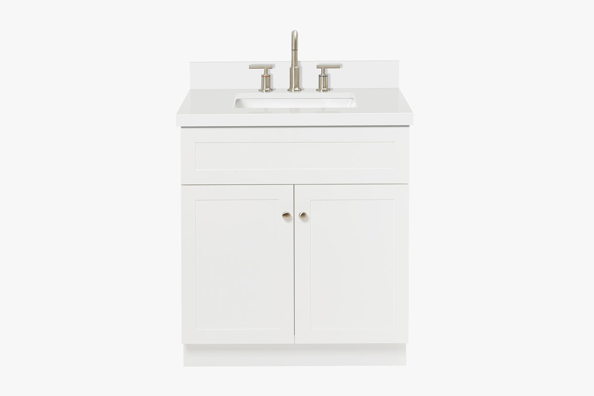 Ariel hamlet (31")rectangle sink vanity with (0.75"& 1.5") countertop.