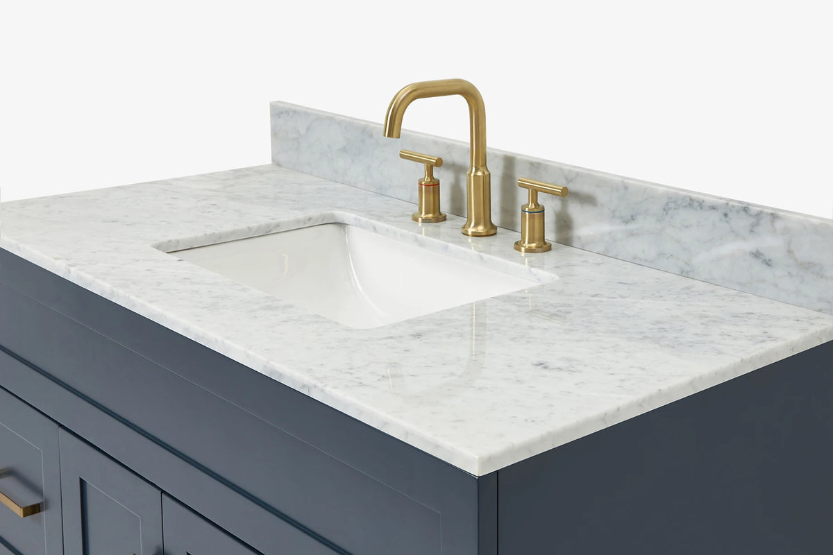 Ariel hamlet (43") single rectangle sink vanity with (0.75"& 1.5") countertop.
