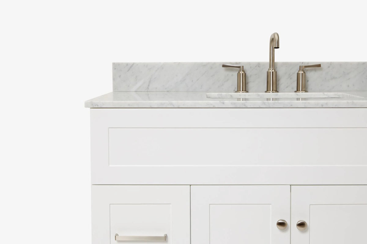 Ariel hamlet (43") single rectangle sink vanity with (0.75"& 1.5") countertop.