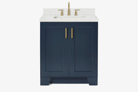 Ariel taylor (30"& 31") rectangle sink vanity with marble countertop.