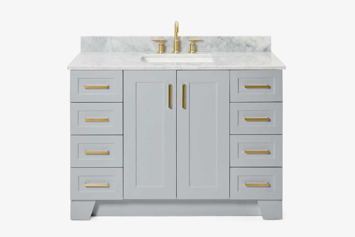 Ariel hepburn 61-62 in. double rectangle sink vanity with 0.75-1.5 in. countertop
