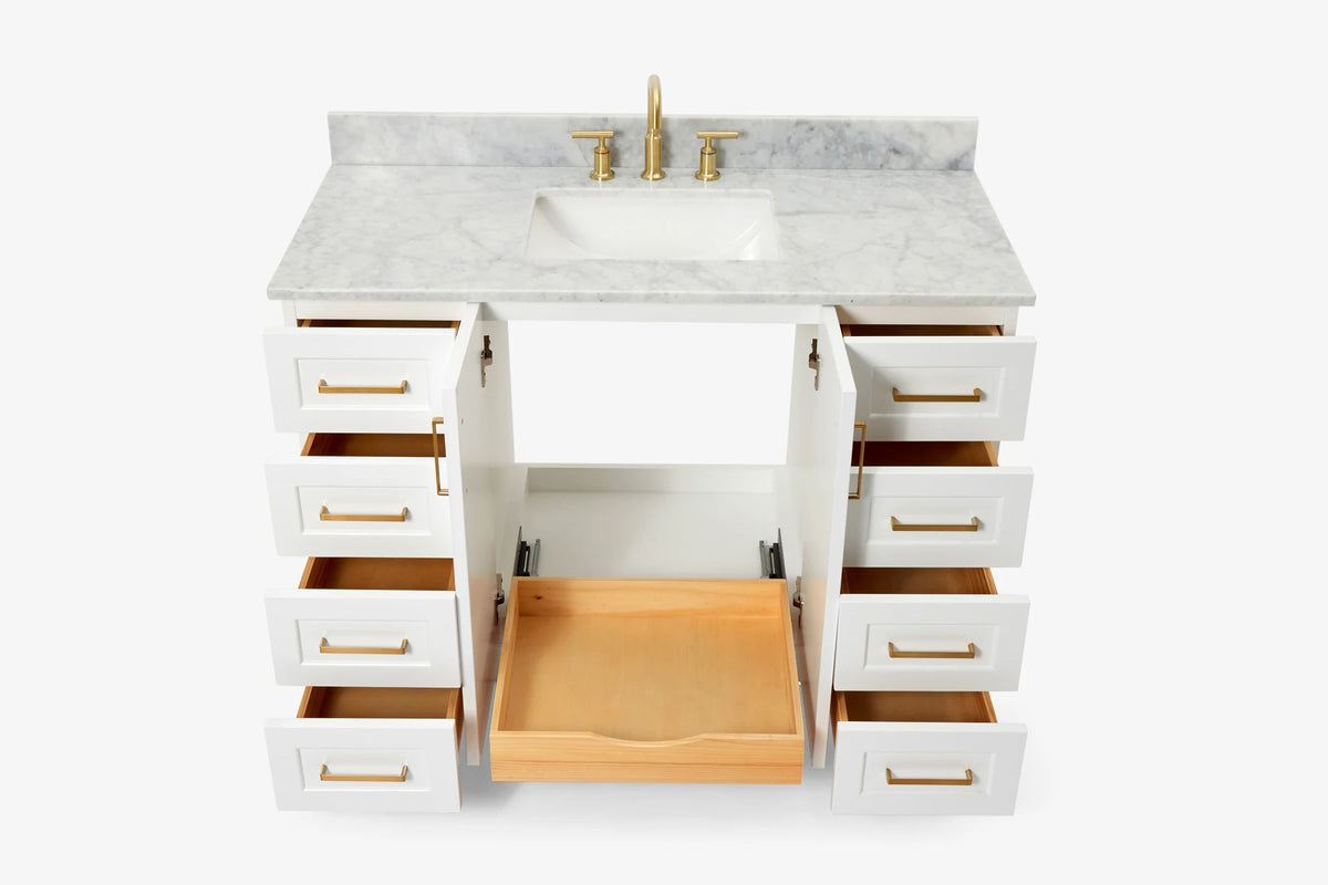 Ariel hamlet (31")rectangle sink vanity with (0.75"& 1.5") countertop.