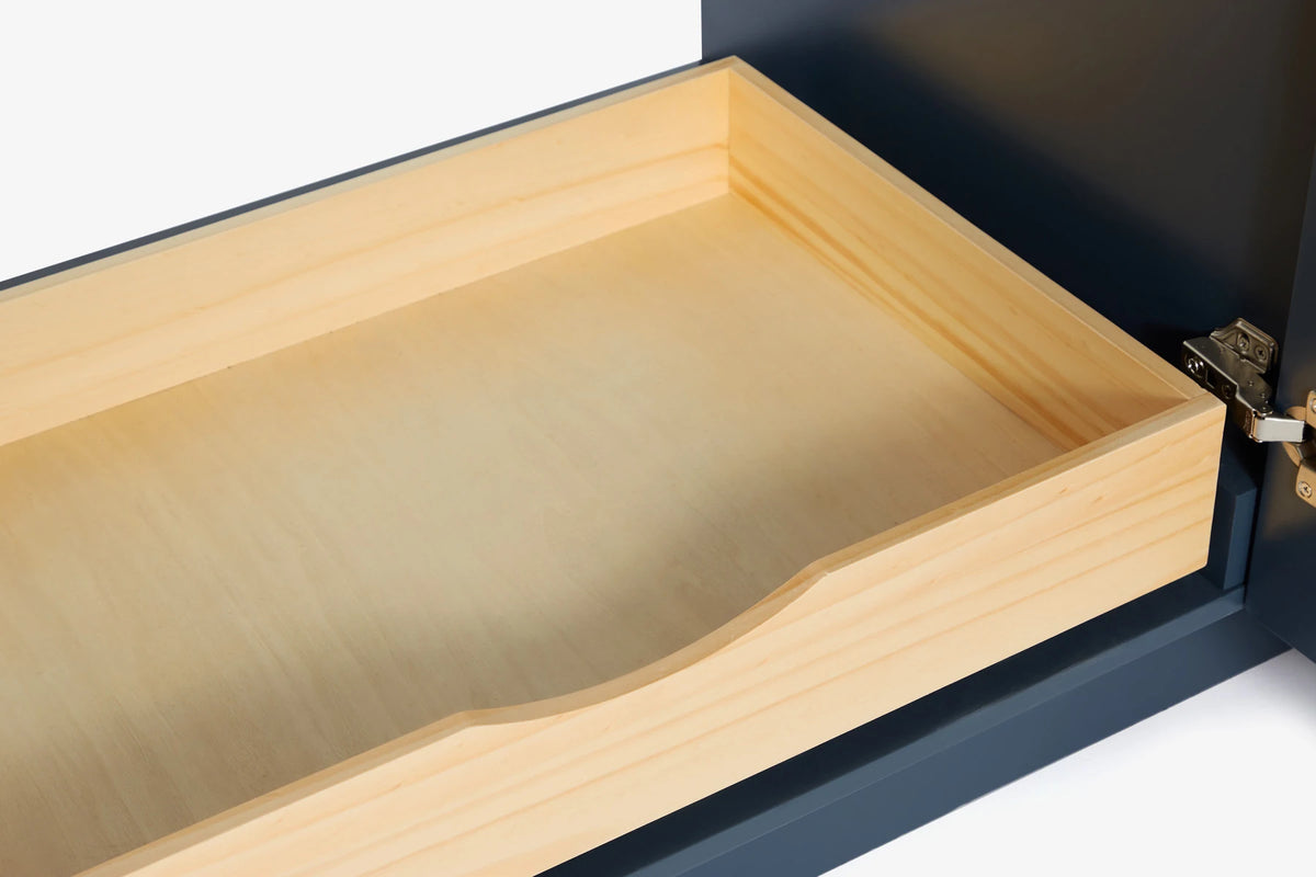 Ariel taylor (72"& 73") double rectangle sink vanity with marble (0.75" & 1.5") countertop.