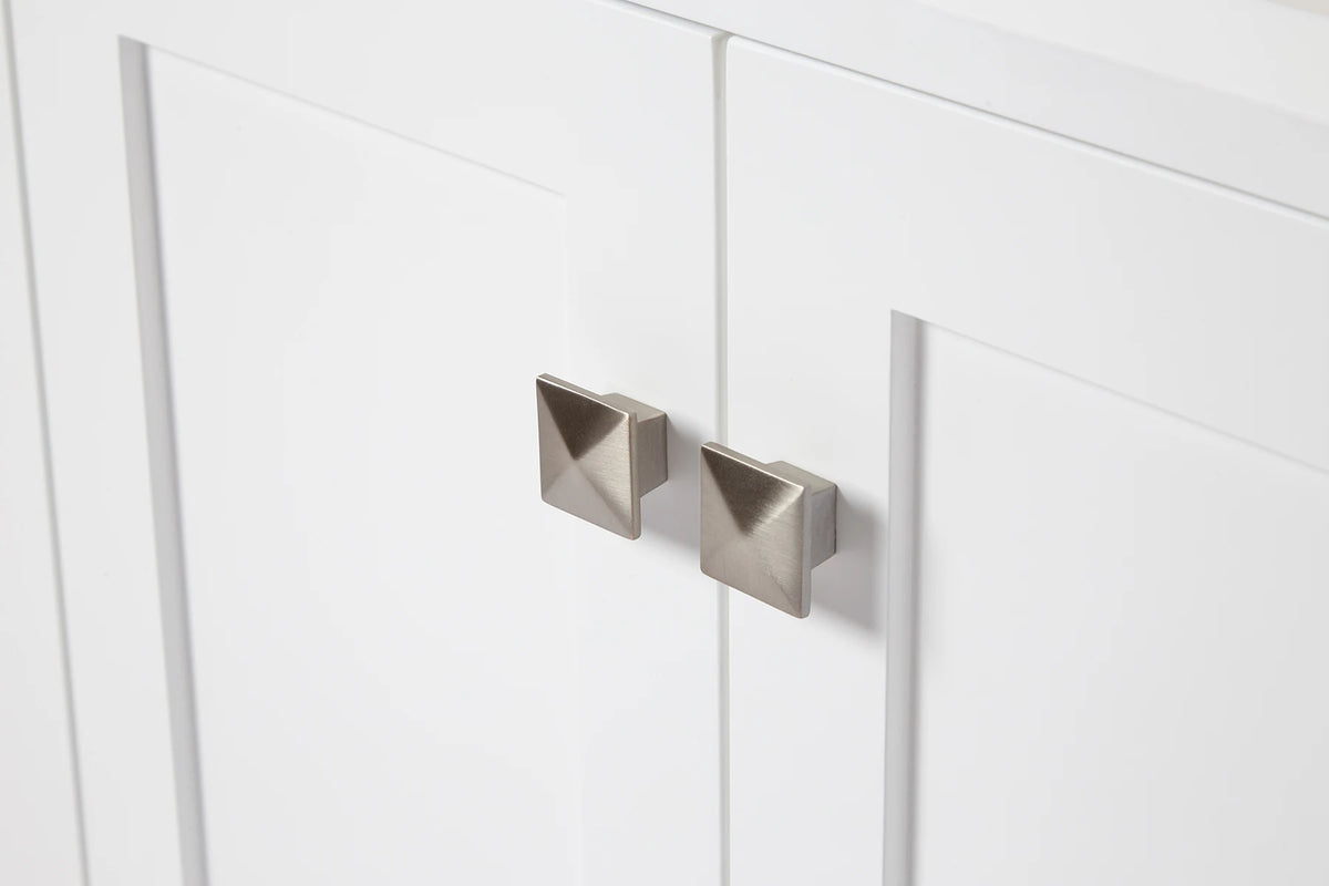 Ariel cambridge 36 in. left offset single sink base cabinet