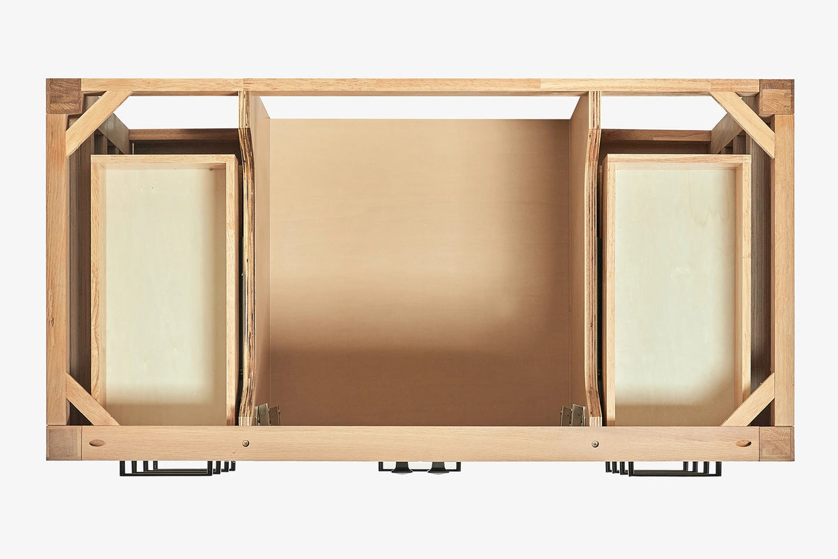 Ariel cambridge(42" & 43") single oval sink vanity with marble (0.75",1.5" & 2") in countertop