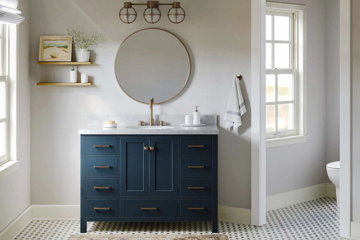 Ariel cambridge 48 in. single sink base cabinet
