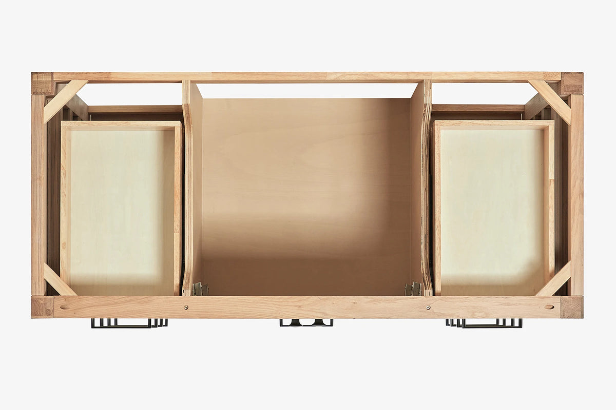 Ariel cambridge( 48"& 49") single rectangle sink Bathroom vanity with carrara marble (0.75 in, 1.5 in, 2 in) countertop