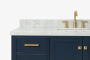 Ariel Cambridge 54-55 in. single rectangle sink vanity with (0.75, 1.5, 2)in countertops