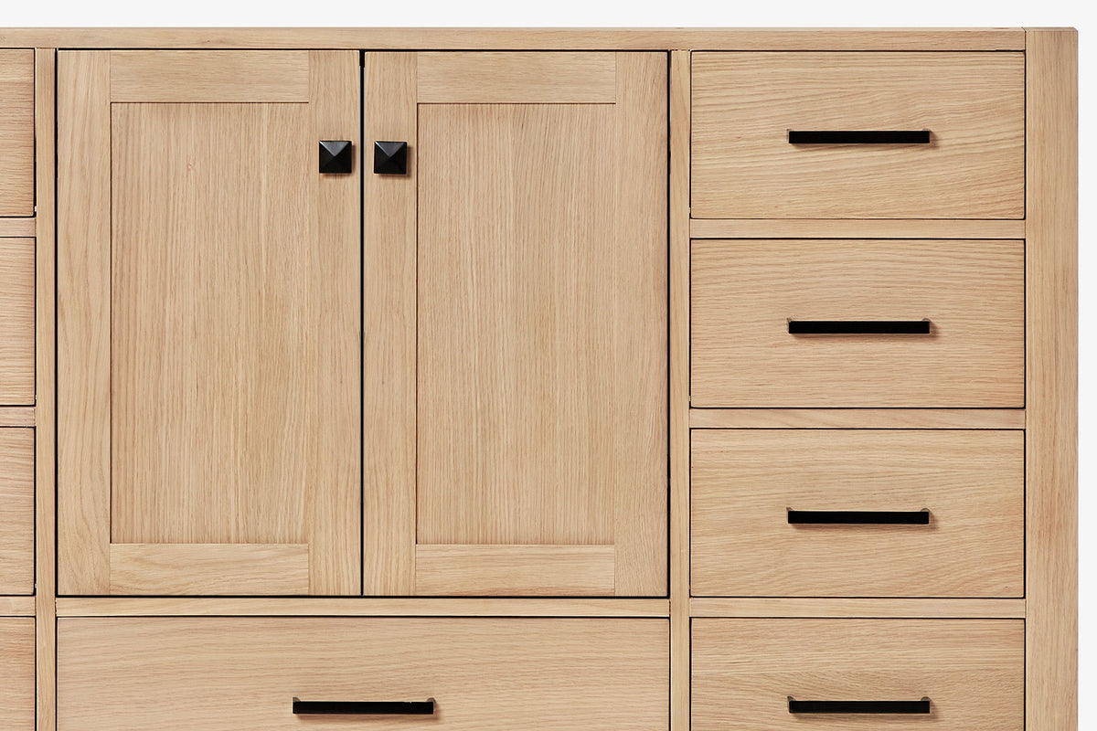 Ariel Cambridge 54-55 in. single rectangle sink vanity with (0.75, 1.5, 2)in countertops