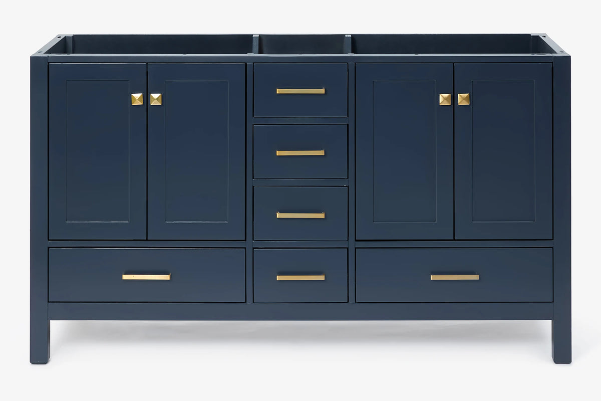 Ariel cambridge (60"& 66") double sink base cabinet.