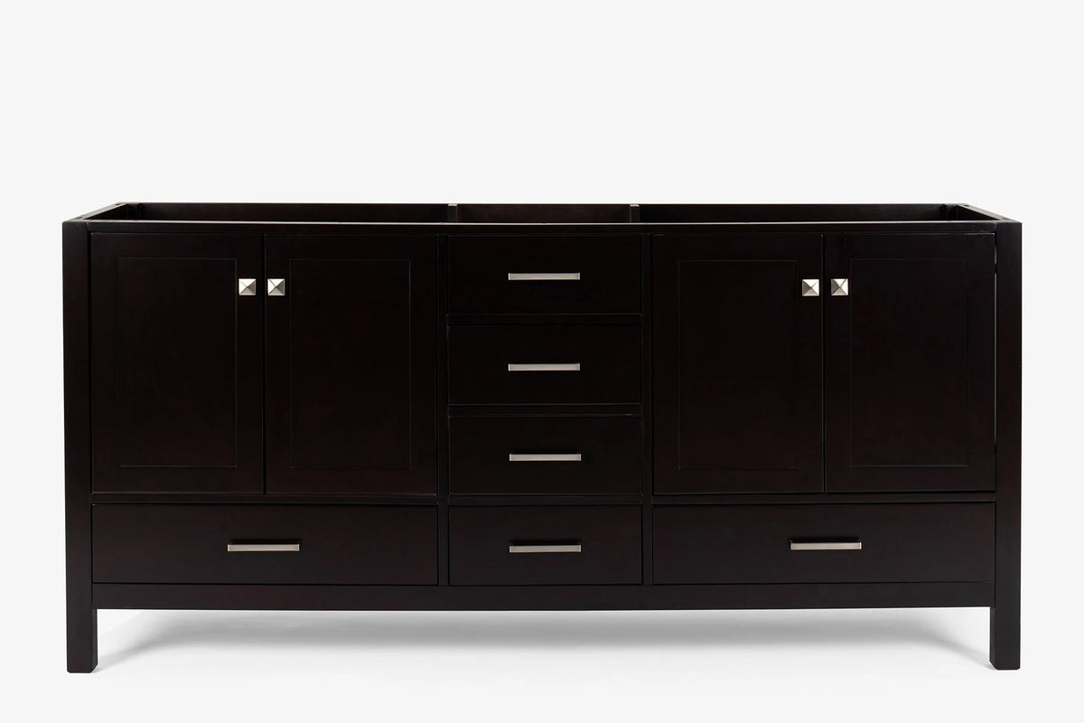 Ariel cambridge (72") double sink base cabinet.