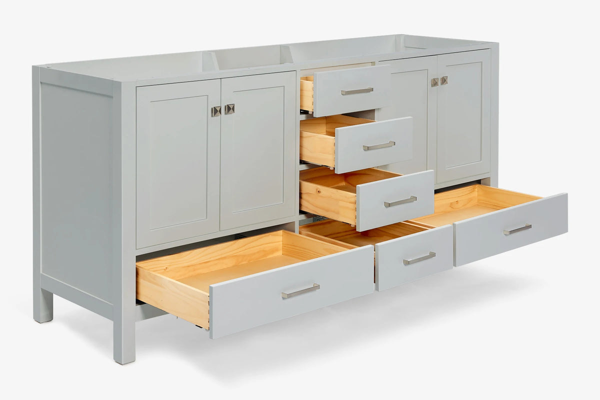 Ariel cambridge (72") double sink base cabinet.