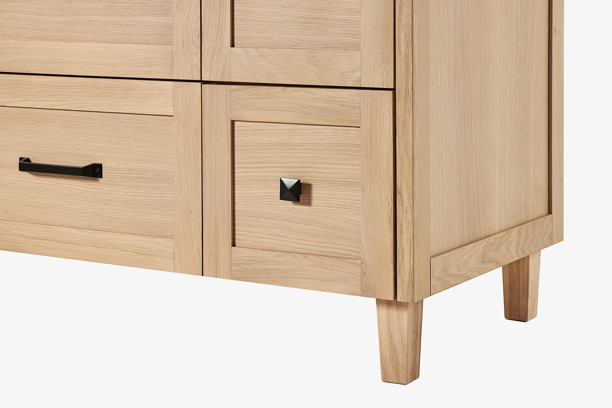 Ariel monroe 61 inch single rectangle sink bathroom vanity with countertop 1.5 inch edge