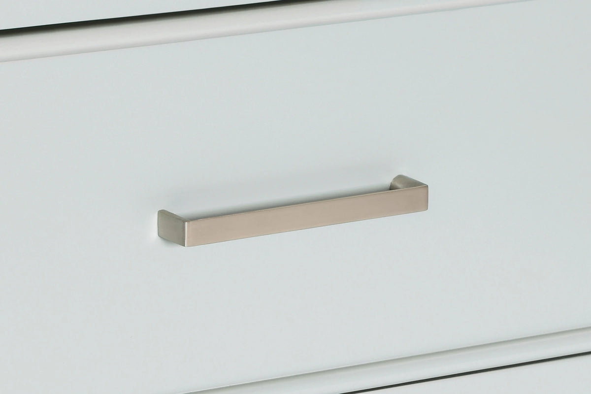 Ariel stafford 85 in. double rectangle sink vanity set with 1.5 in. carrara white marble countertops in white