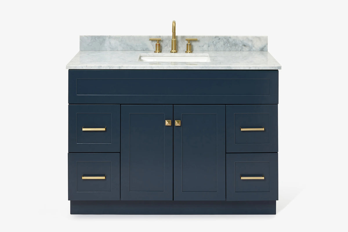 Ariel hamlet (48" &49") rectangle sink bathroom vanity countertop (1.5"& 0.75")edge