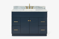 Ariel hamlet (48" &49") rectangle sink bathroom vanity countertop (1.5"& 0.75")edge