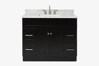Ariel hamlet (43") single rectangle sink vanity with  (0.75"& 1.5") countertop.