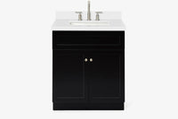 Ariel hamlet (31")rectangle sink vanity with (0.75"& 1.5") countertop.