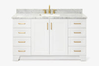 Ariel taylor (60"& 61") rectangle sink vanity with countertop.
