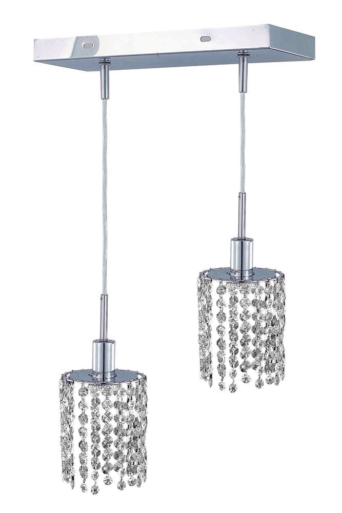 Mini Pendants-Elegant-1282d-o-r-cl/ss