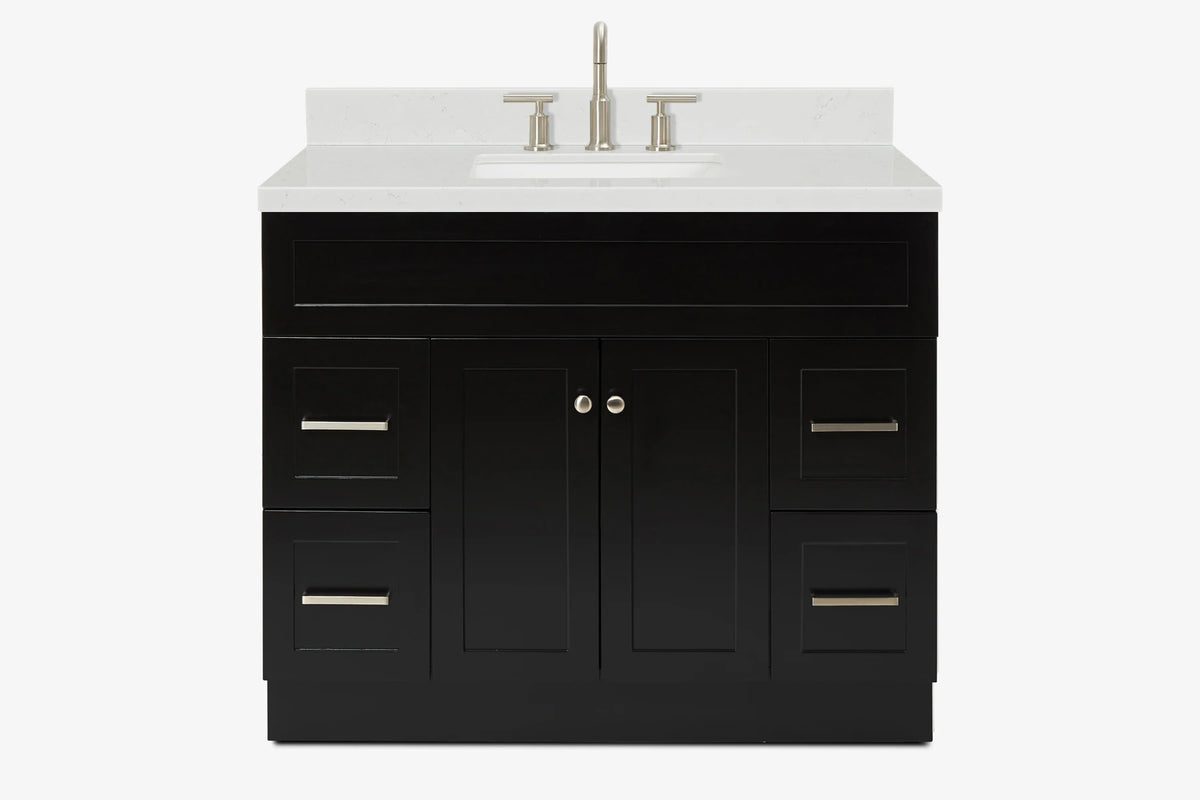 Ariel hamlet (43") single rectangle sink vanity with  (0.75"& 1.5") countertop.