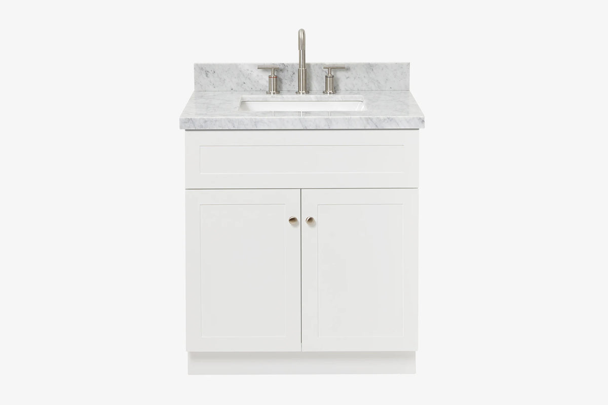 Ariel hamlet (31")rectangle sink vanity with (0.75"& 1.5") countertop.