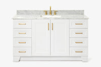 Ariel taylor (60"& 61") rectangle sink vanity with countertop.