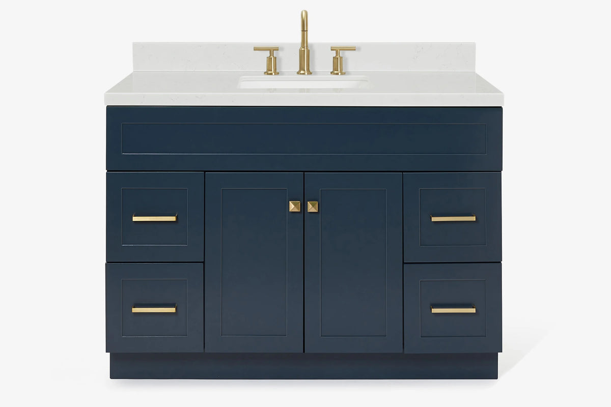 Ariel hamlet (48" &49") rectangle sink bathroom vanity countertop (1.5"& 0.75")edge