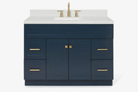 Ariel hamlet (48" &49") rectangle sink bathroom vanity countertop (1.5"& 0.75")edge