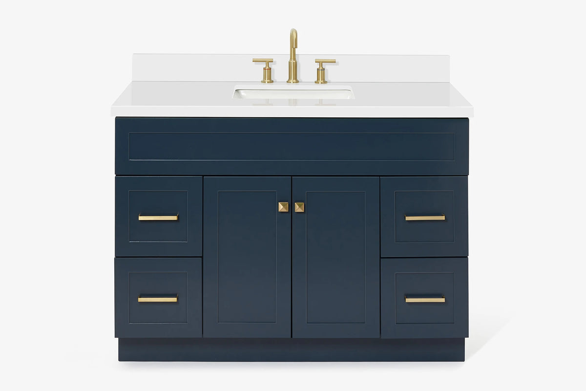 Ariel hamlet (48" &49") rectangle sink bathroom vanity countertop (1.5"& 0.75")edge