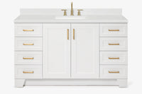 Ariel taylor (60"& 61") rectangle sink vanity with countertop.
