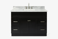 Ariel hamlet (48" &49") rectangle sink bathroom vanity countertop (1.5"& 0.75")edge