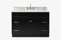 Ariel hamlet (48" &49") rectangle sink bathroom vanity countertop (1.5"& 0.75")edge