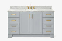 Ariel taylor (60"& 61") rectangle sink vanity with countertop.