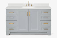 Ariel taylor (60"& 61") rectangle sink vanity with countertop.