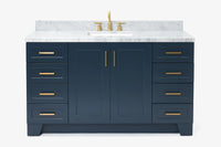 Ariel taylor (60"& 61") rectangle sink vanity with countertop.