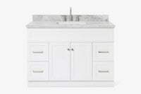 Ariel hamlet (48" &49") rectangle sink bathroom vanity countertop (1.5"& 0.75")edge