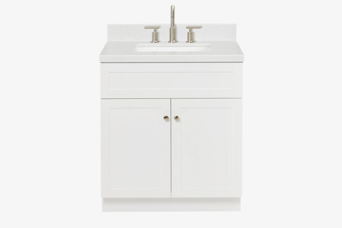 Ariel hamlet (31")rectangle sink vanity with (0.75"& 1.5") countertop.