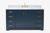 Ariel taylor (60"& 61") rectangle sink vanity with countertop.