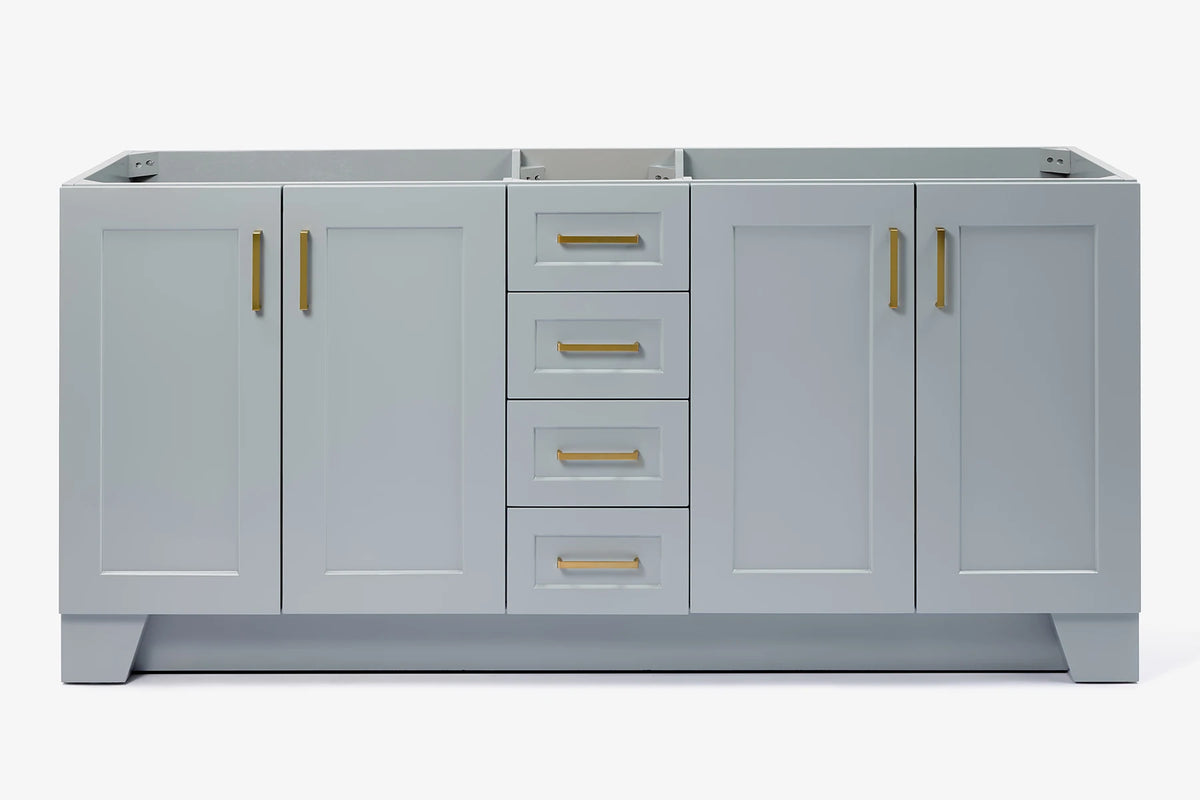 Ariel taylor (72") double sink base cabinet.
